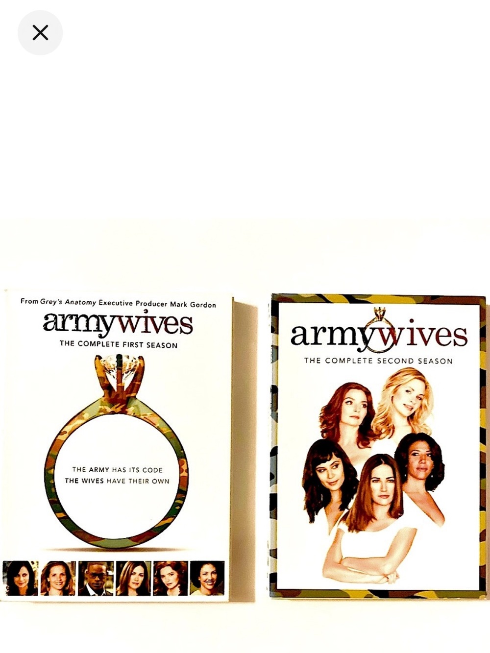 Set of 2 DVDs Army Wives Season 1 & 2